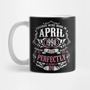 'April 1998 Twentieth Birthday' Awesome Birthday Gift Mug